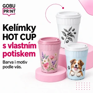 HOT CUP kelímek 300 ml s vlastním potiskem