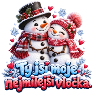 Sněhuláci - nejmilejší vločka