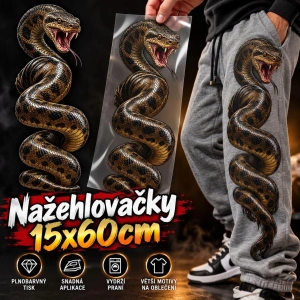 Vekoformátové nažehlovačky Temné bestie 15 × 60 cm