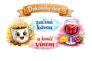 Dokonalý den začína kávou a končí vínem