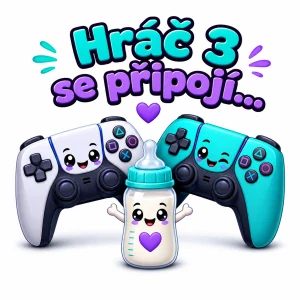 Hráč 3 se připojí