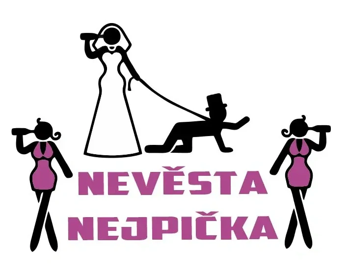 Nažehlovací nápis nevěsta 