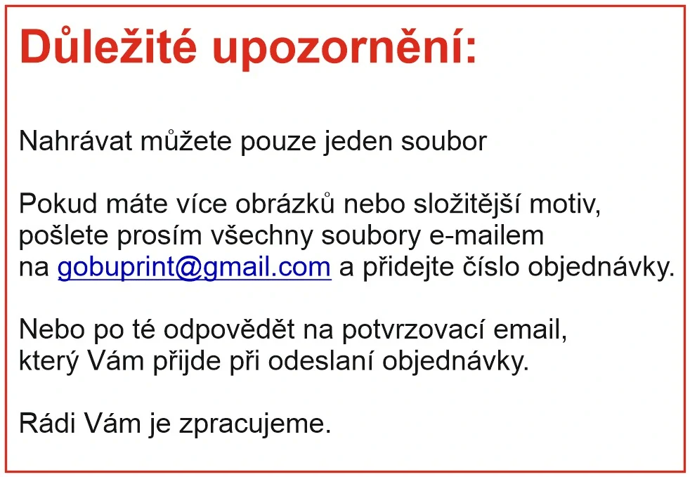 Nažehlovačka s vlastním motivem 