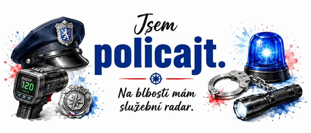 Keramický hrnek policajt
