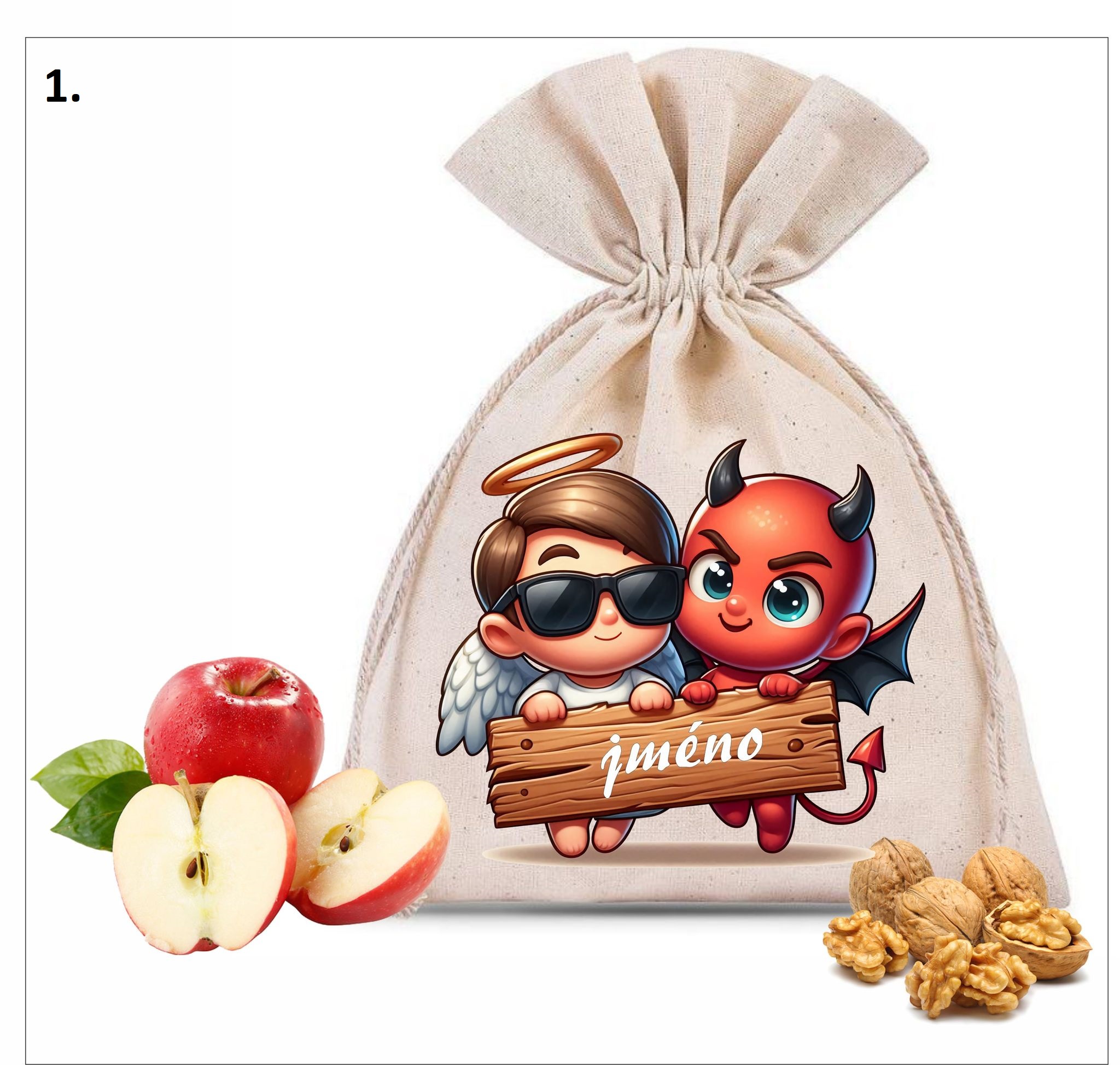 Andílek a čert - 6 motivů