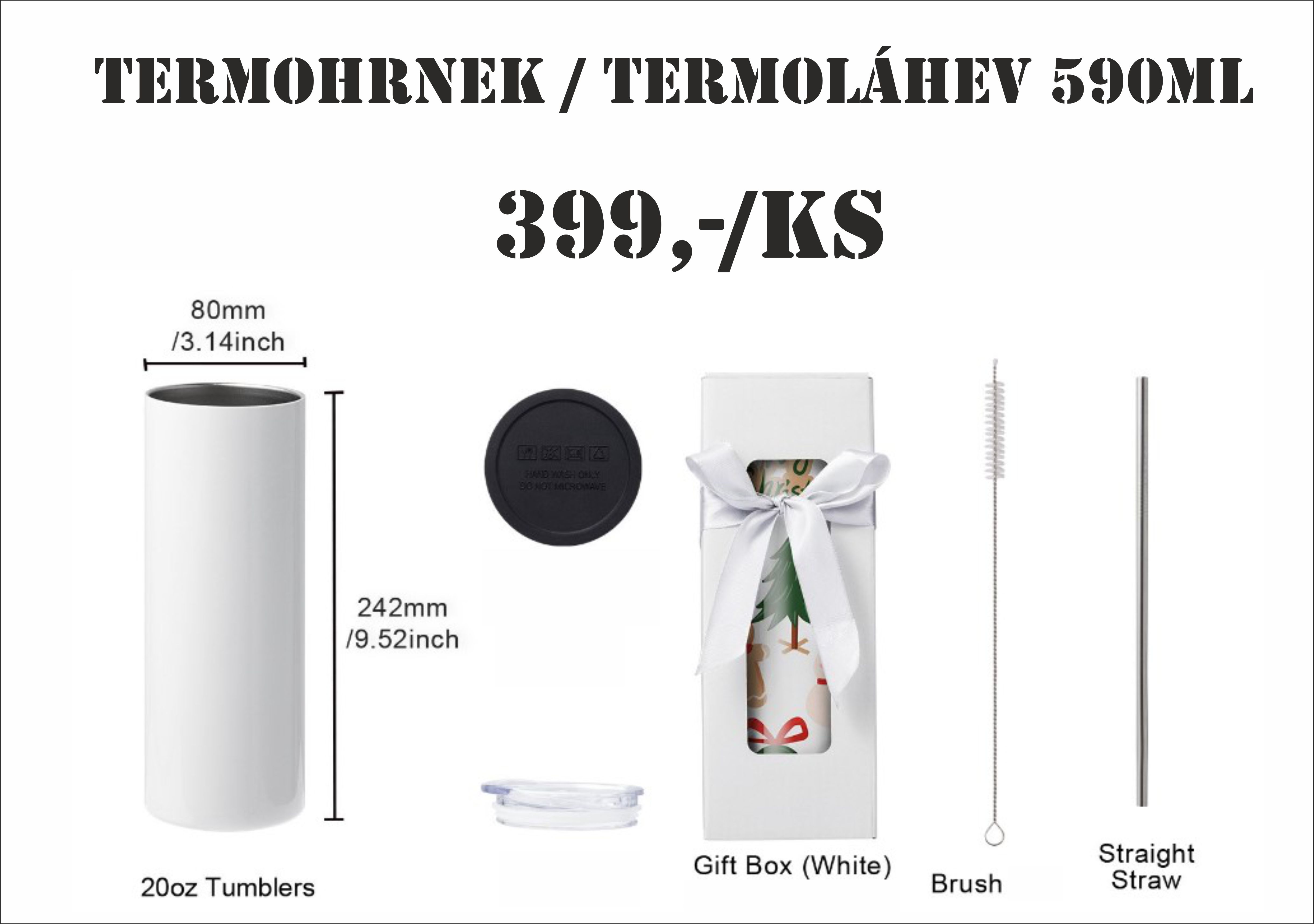 Termoska s vlastním logem 