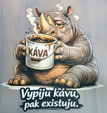 Nosorožec a káva
