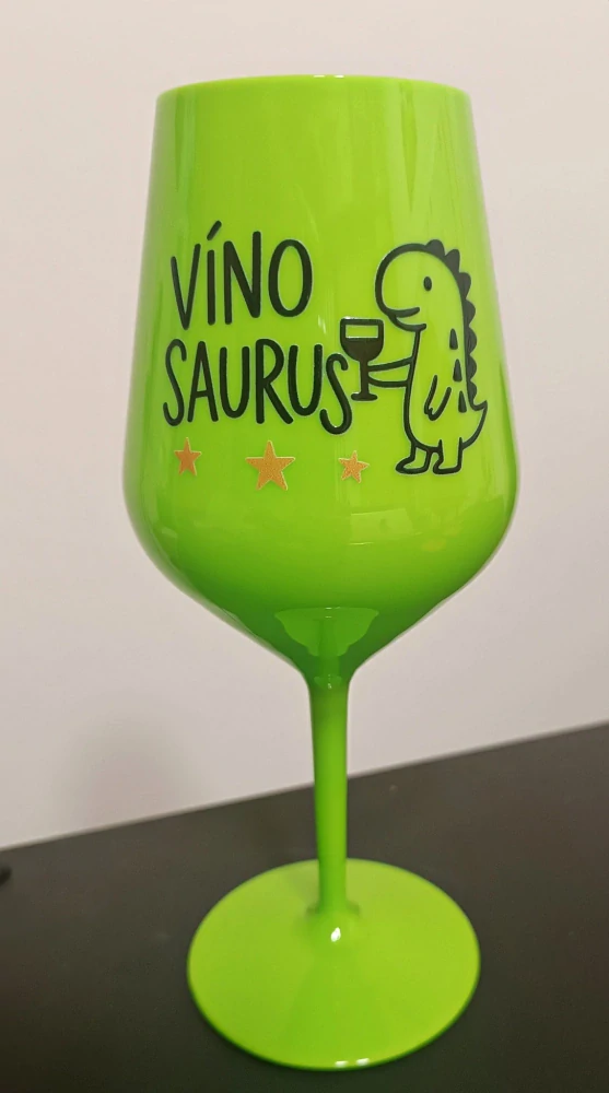 Vínosaurus sklenice