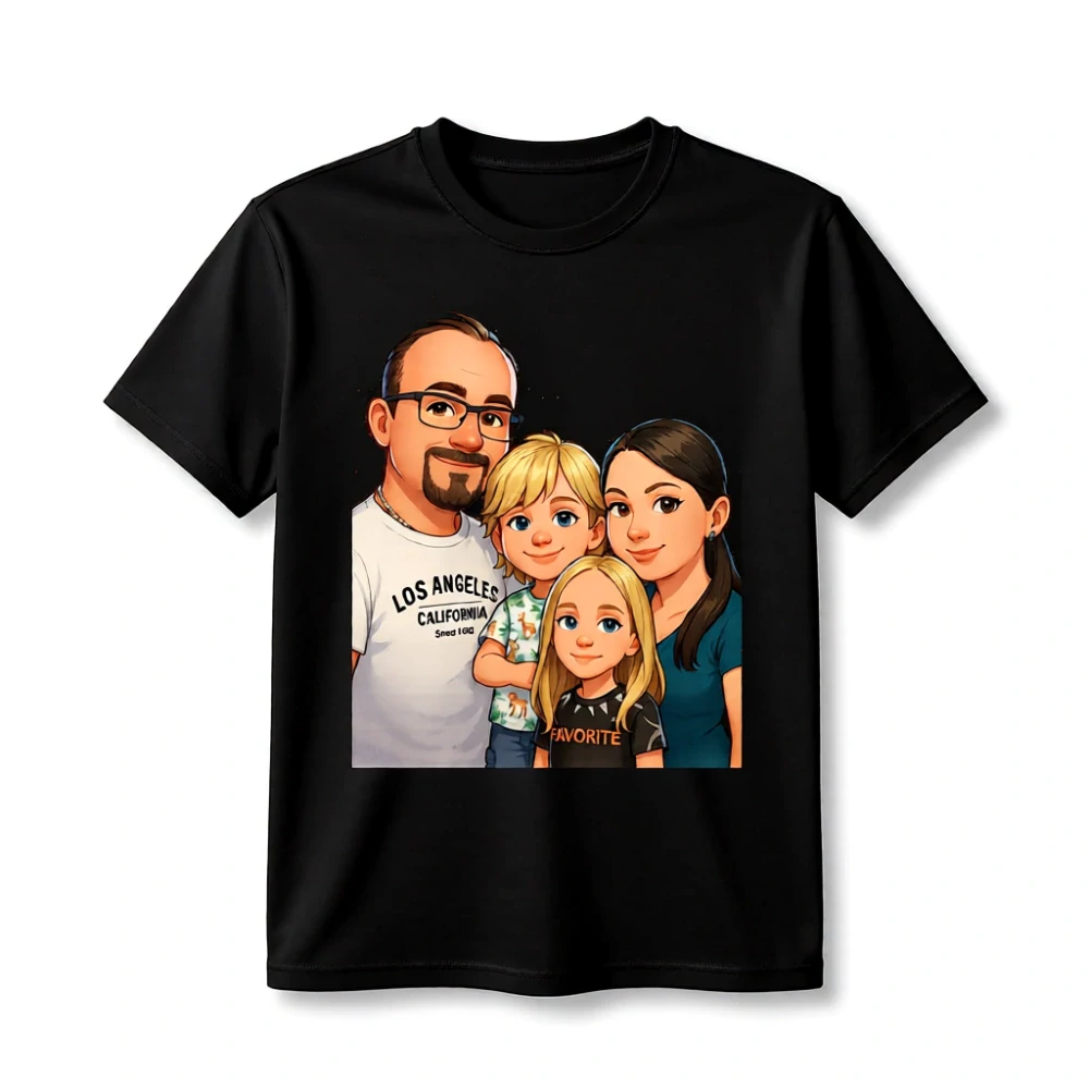 1. Tričko s potiskem podle vaší fotografie