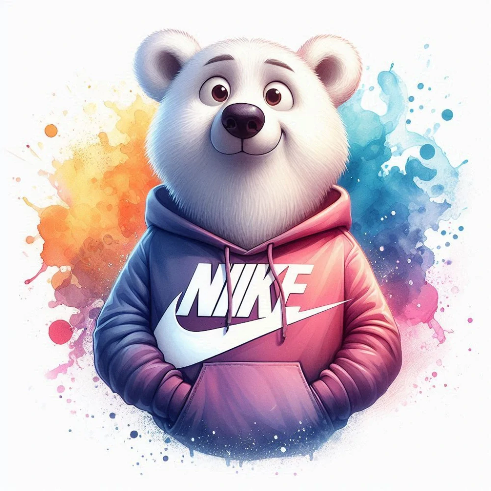 Medvěd Nike - 4 motivy