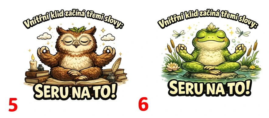 Vnitřní klid začíná třemi slovy