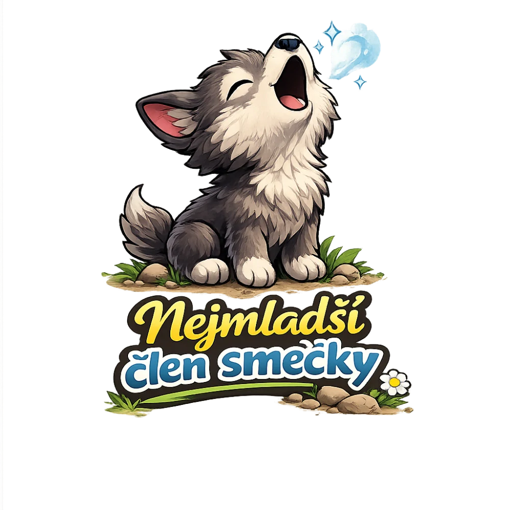 Dětské bodýčko Vlk - nejmladší člen smečky