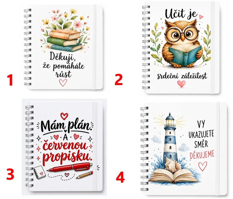 Zápisník pro učitelku / učitele A6