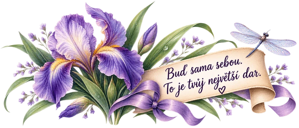 Kosatec – „Buď sama sebou.