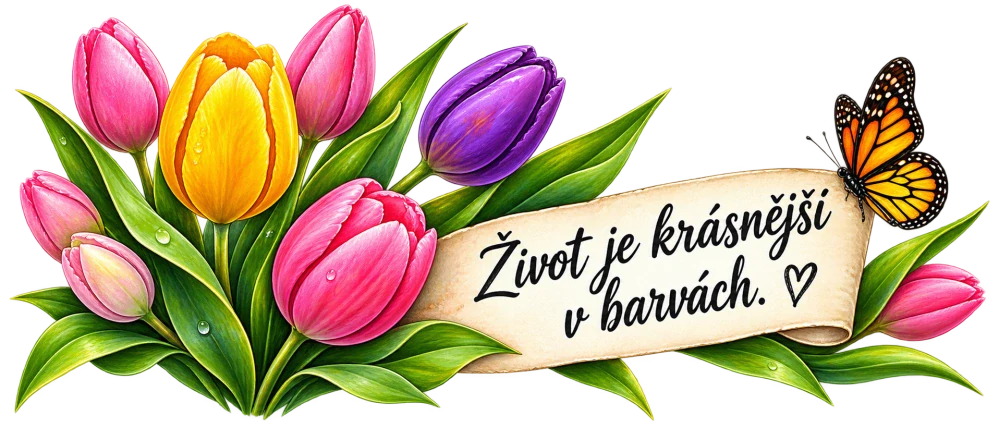 Tulipán - život je krásnější v barvách