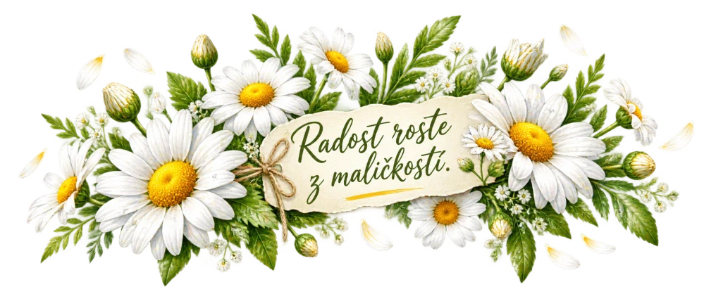 Kopretina – Radost roste z maličkostí.