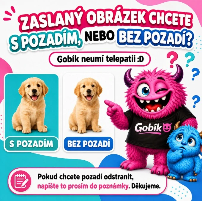 DTF nažehlovačka z vlastního obrázku