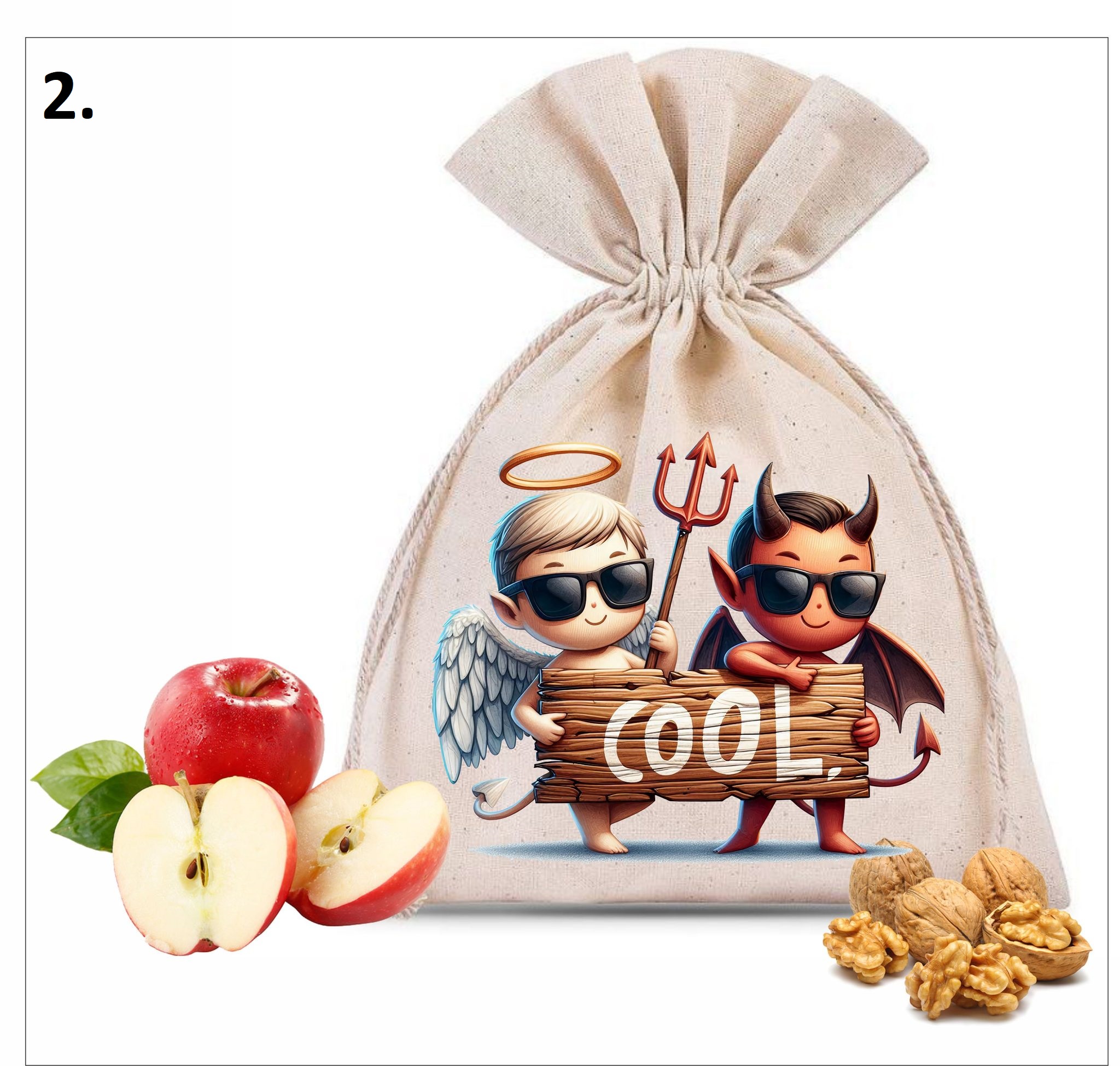 Andílek a čert - 6 motivů