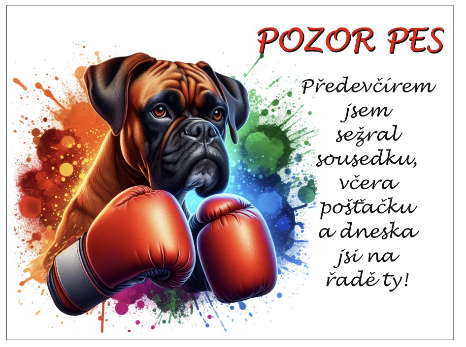 Pozor pes - všechny sežeru