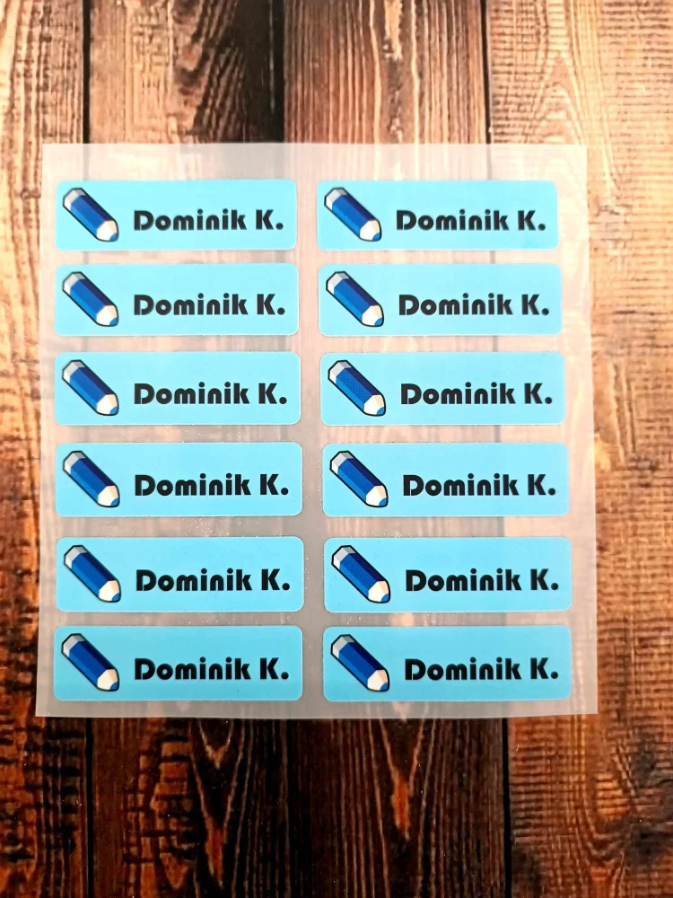 1. Nažehlovací jmenovka na přání