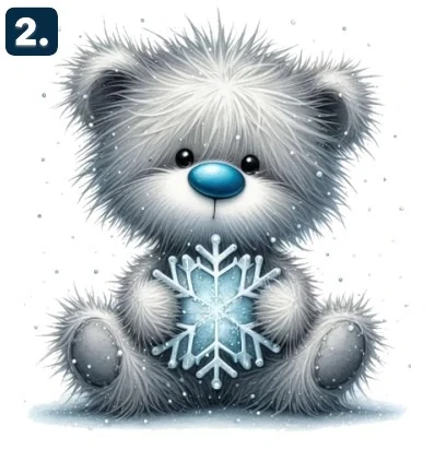 Zimní medvídci - 4 motivy