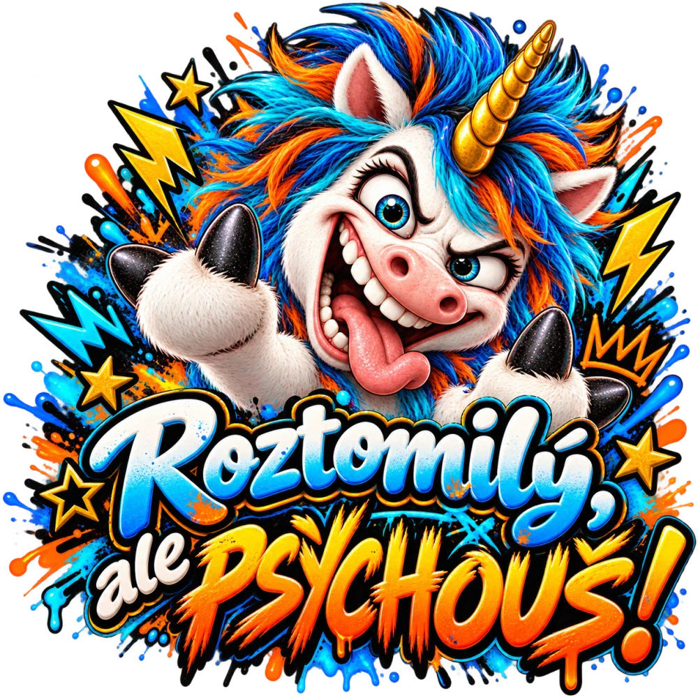 Tričko unicorn psycho