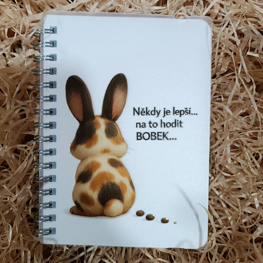 Poznámkový blok A6 - králík