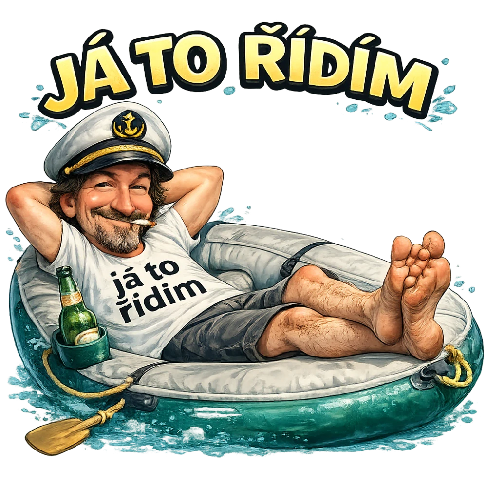 1.Vodácká trička s potiskem na přání