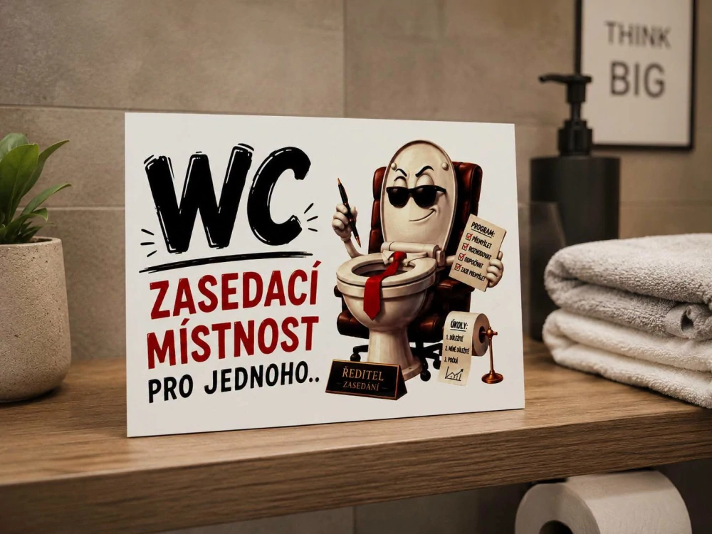 Hliníková cedulka s vlastním potiskem