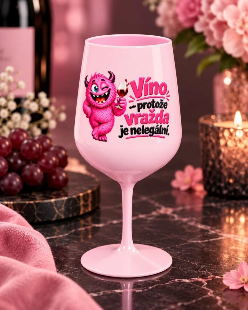 Gobíkova nerozbitná sklenice na víno