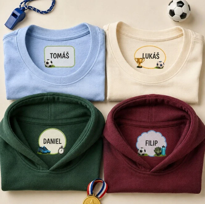 Jmenovky fotbal 24ks
