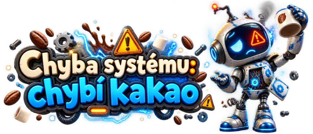 Keramický hrnek - robot a kakao