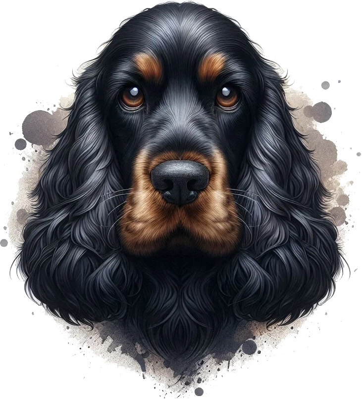 Anglický kokršpaněl černý - 4 motivy