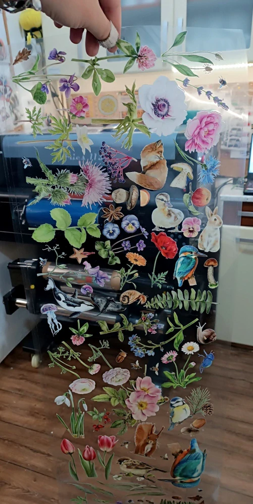 Samolepka UV DTF metráž