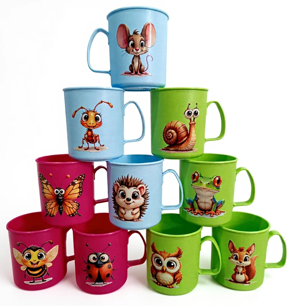 Plastový hrníček s potiskem školkové značky II