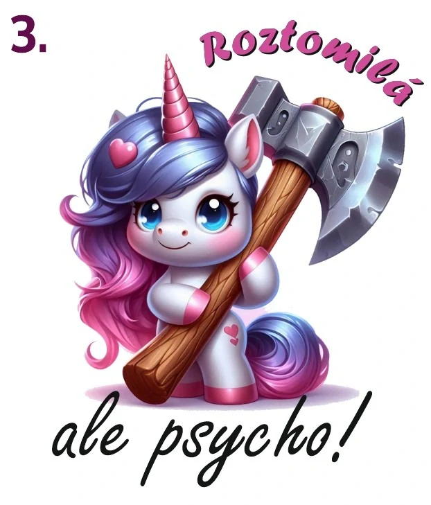 Tričko unicorn psycho