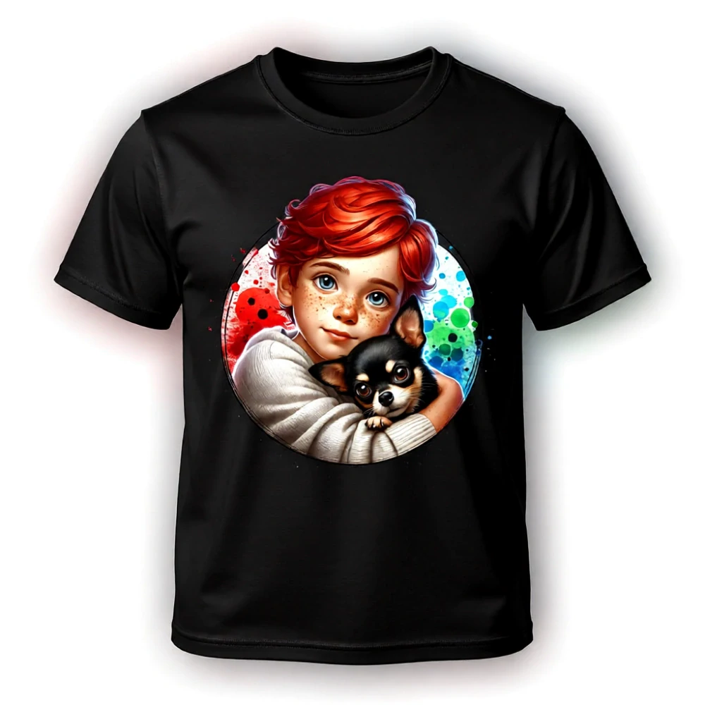 1. Tričko s potiskem podle vaší fotografie