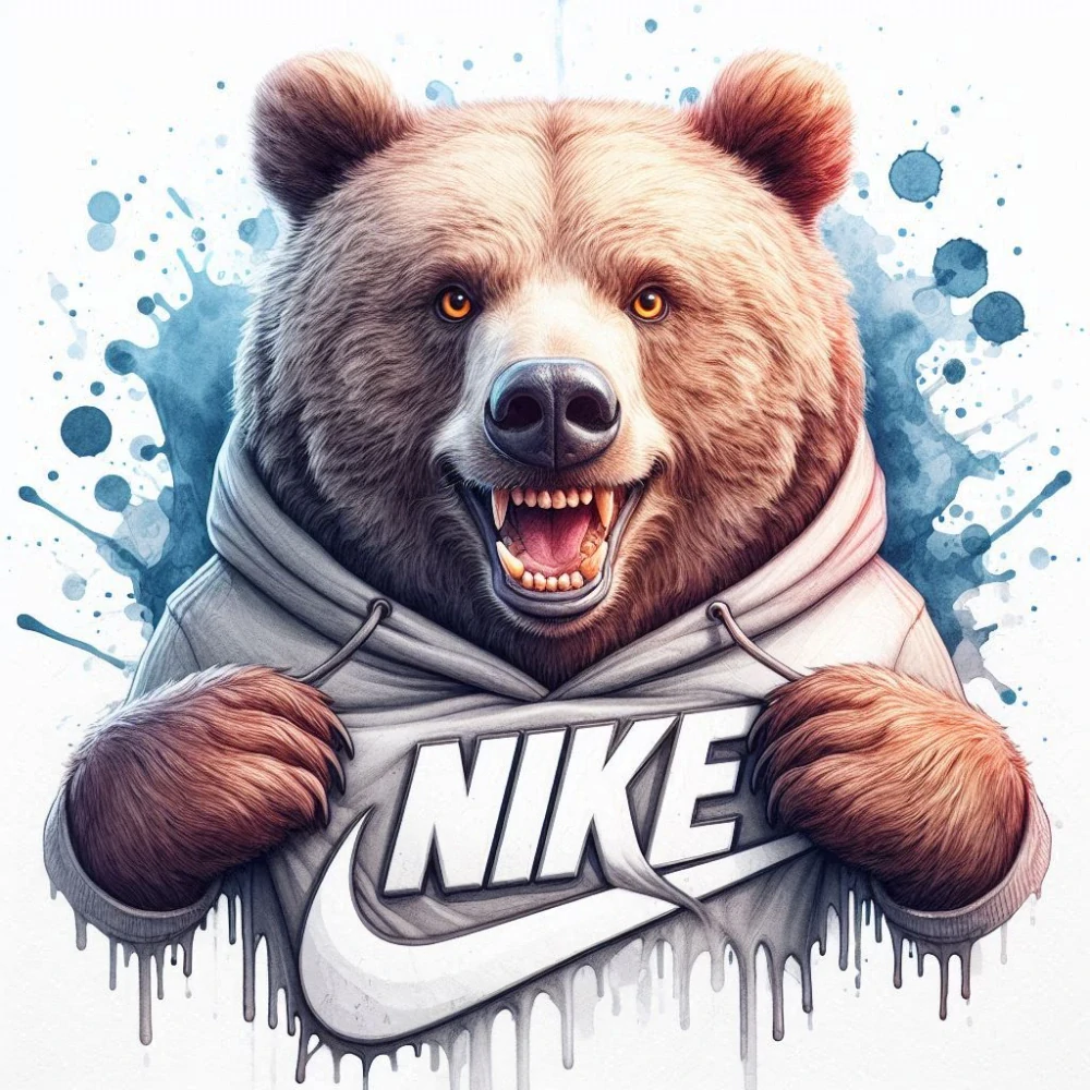 Medvěd Nike - 4 motivy