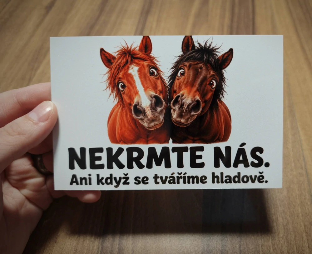 Nekrmte nás, i když se tváříme hladově!
