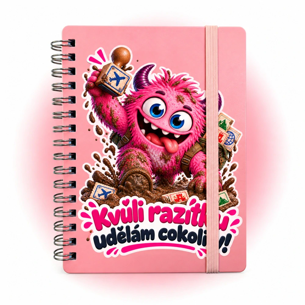 Gobíkův sešitek na razítka z výletů A6 | 6 motivů