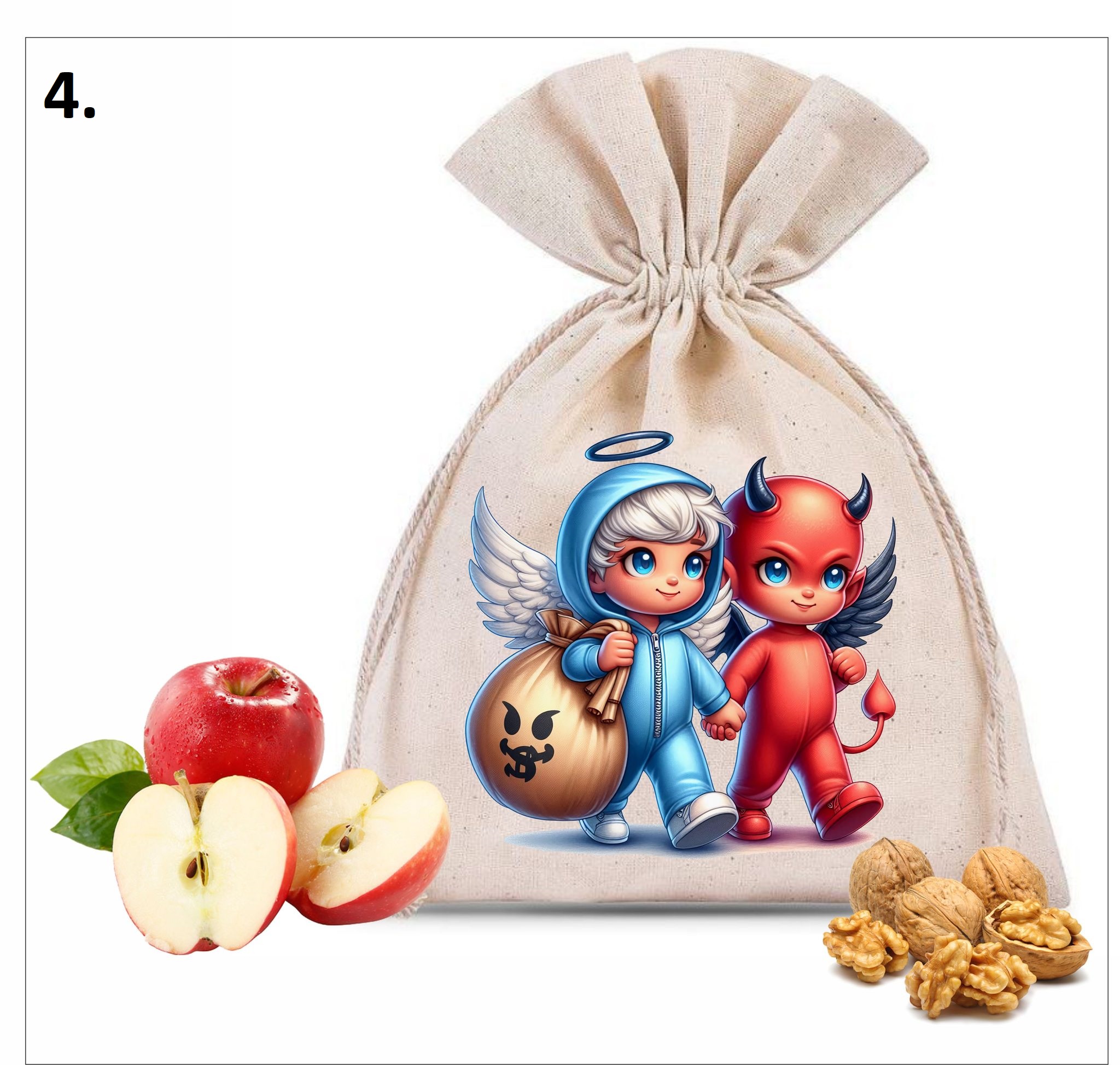 Andílek a čert - 6 motivů