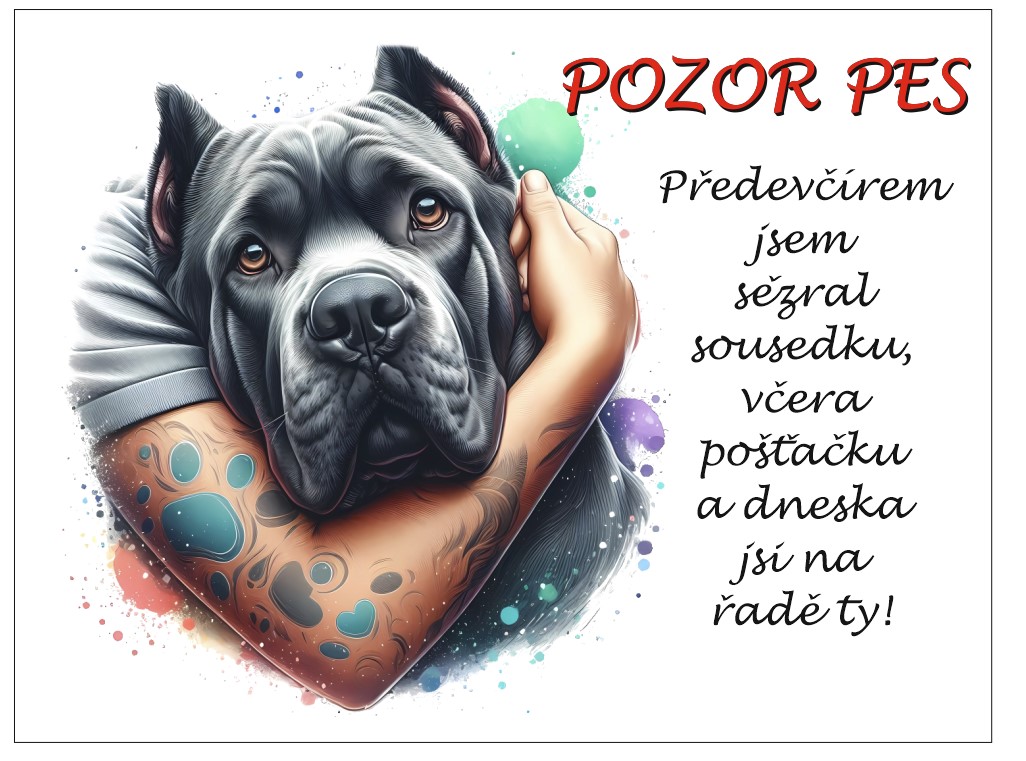 Pozor pes - všechny sežeru