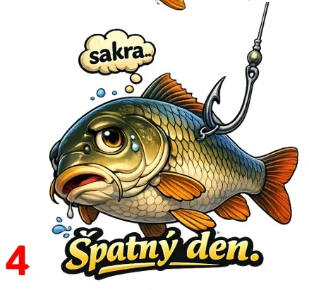Kapr obecný  - 4 motivy