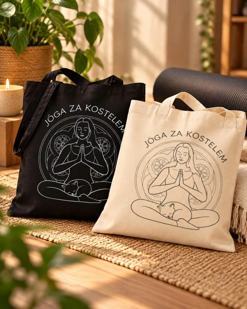 Bavlněná taška s vlastním logem – potisk tašek pro firmy a merch