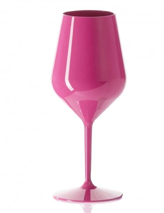 1.Nerozbitná plastová sklenička na víno 470 ml s vlastním potiskem