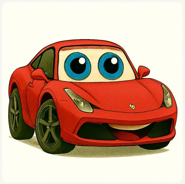 Sportovní autíčka - 4 motivy