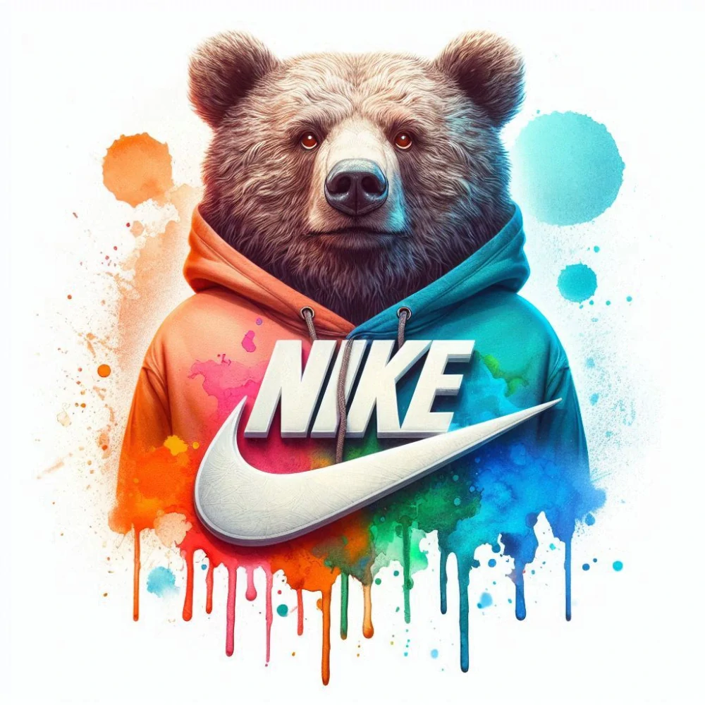 Medvěd Nike - 4 motivy