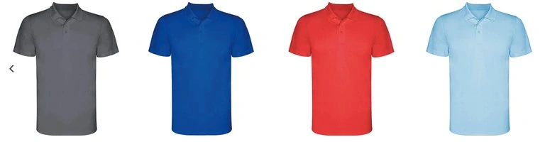 Sportovní polokošile Monzha s vlastním potiskem