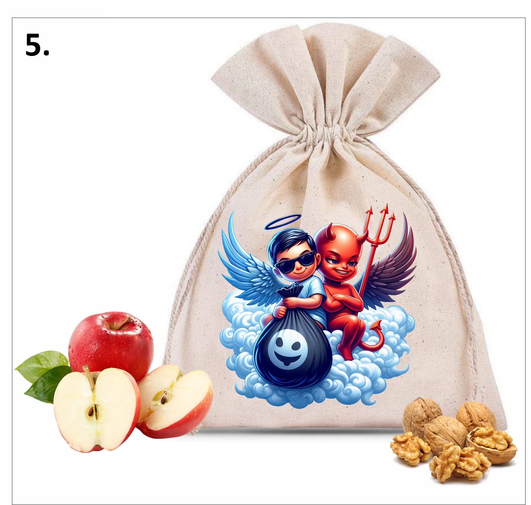 Andílek a čert - 6 motivů