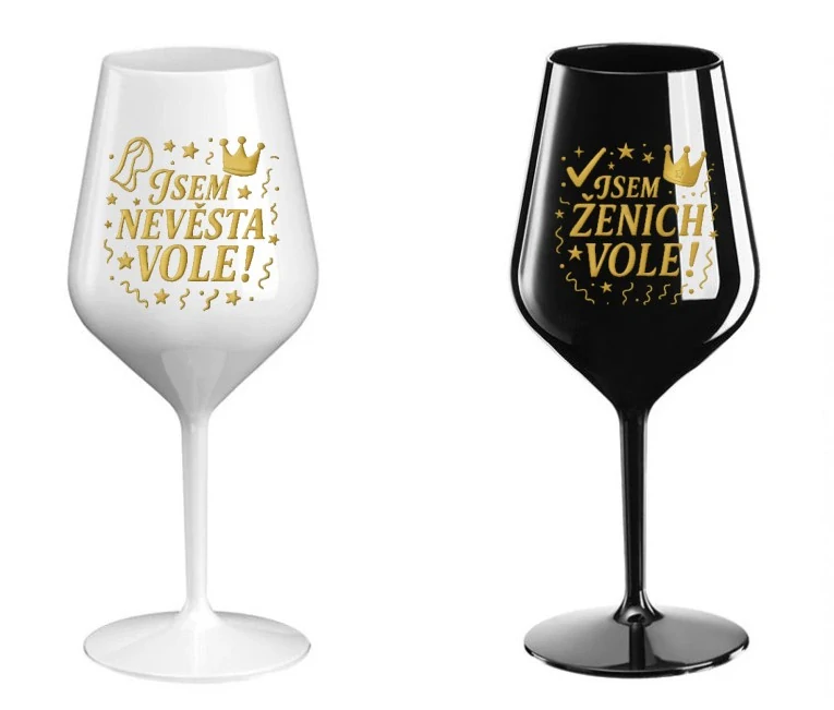 Svatební sklenice na víno 470 ml